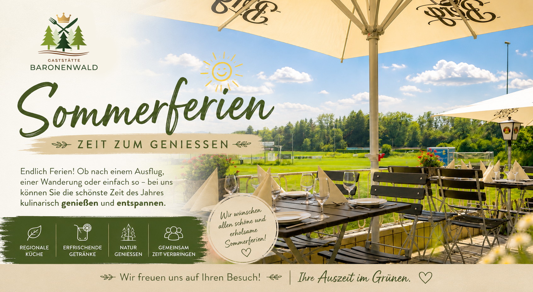 Sommerferien – Zeit zum Genießen